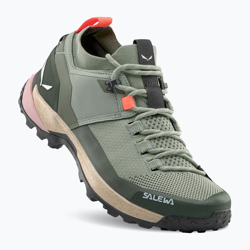 Dámske trekové topánky Salewa Puez 2 Knit Powertex shadow/dark olive 10