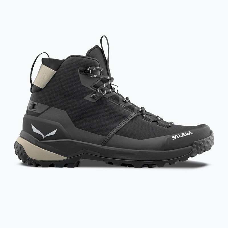 Dámske trekingové topánky Salewa Puez 2 Mid Ptx black/black 2
