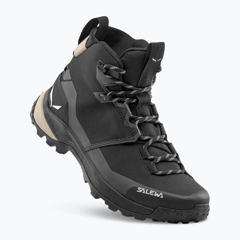 Dámske trekingové topánky Salewa Puez 2 Mid Ptx black/black 3