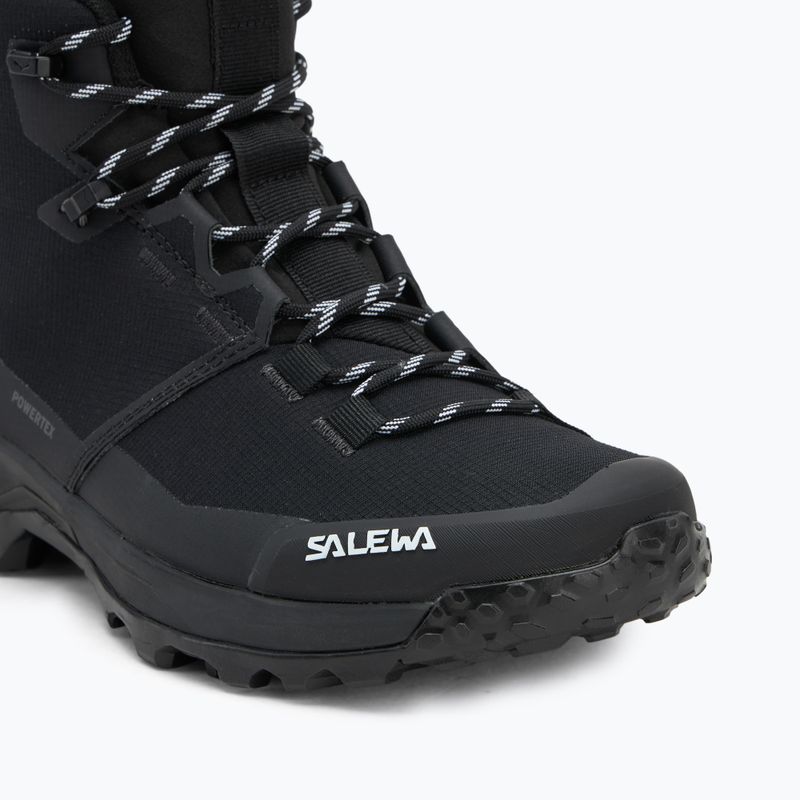Dámske trekingové topánky Salewa Puez 2 Mid Ptx black/black 7