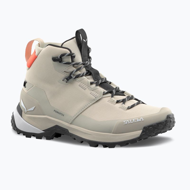 Dámske trekingové topánky Salewa Puez 2 Mid Ptx oatmeal/oatmeal