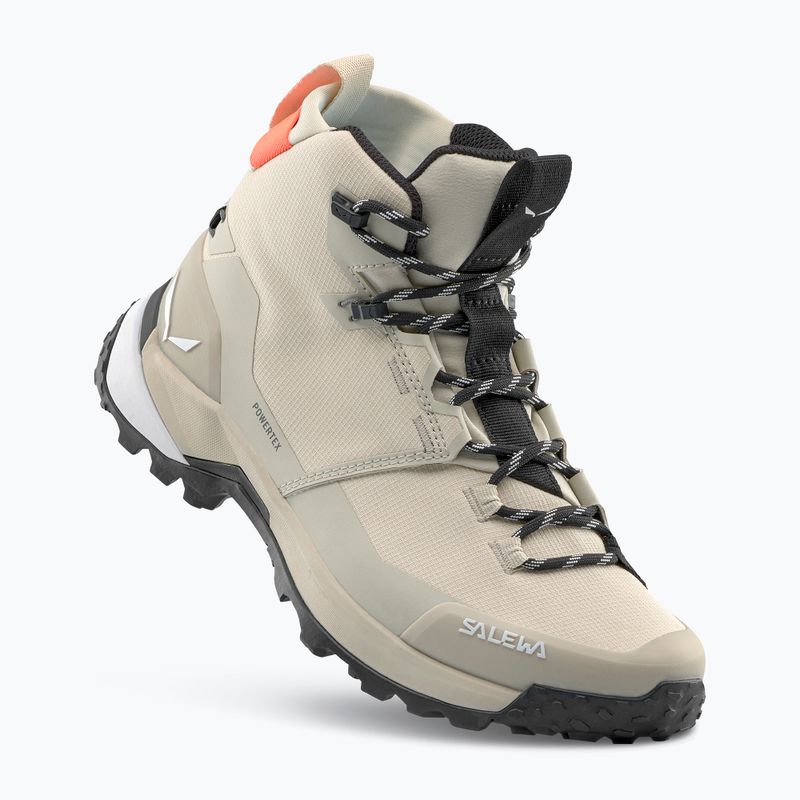 Dámske trekingové topánky Salewa Puez 2 Mid Ptx oatmeal/oatmeal 3