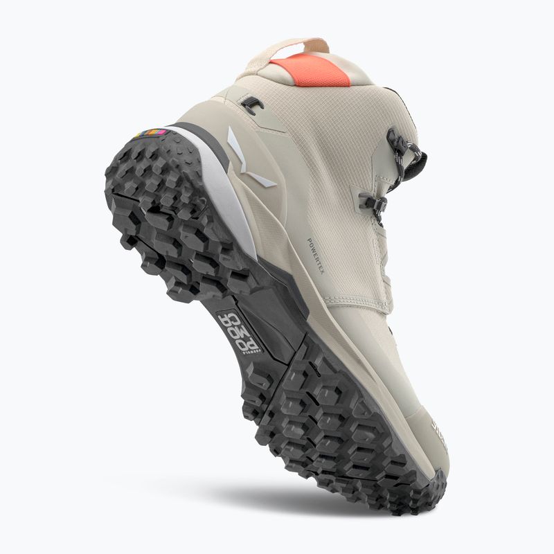 Dámske trekingové topánky Salewa Puez 2 Mid Ptx oatmeal/oatmeal 4