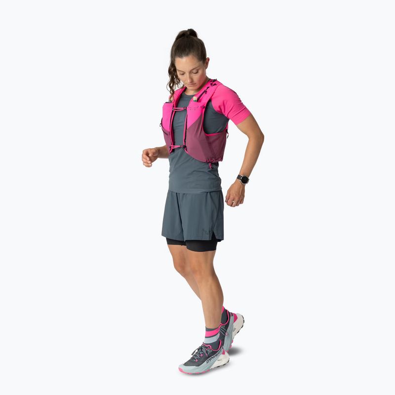 Bežecká vesta DYNAFIT Alpine 8 Vest pink glo/amaranth 2
