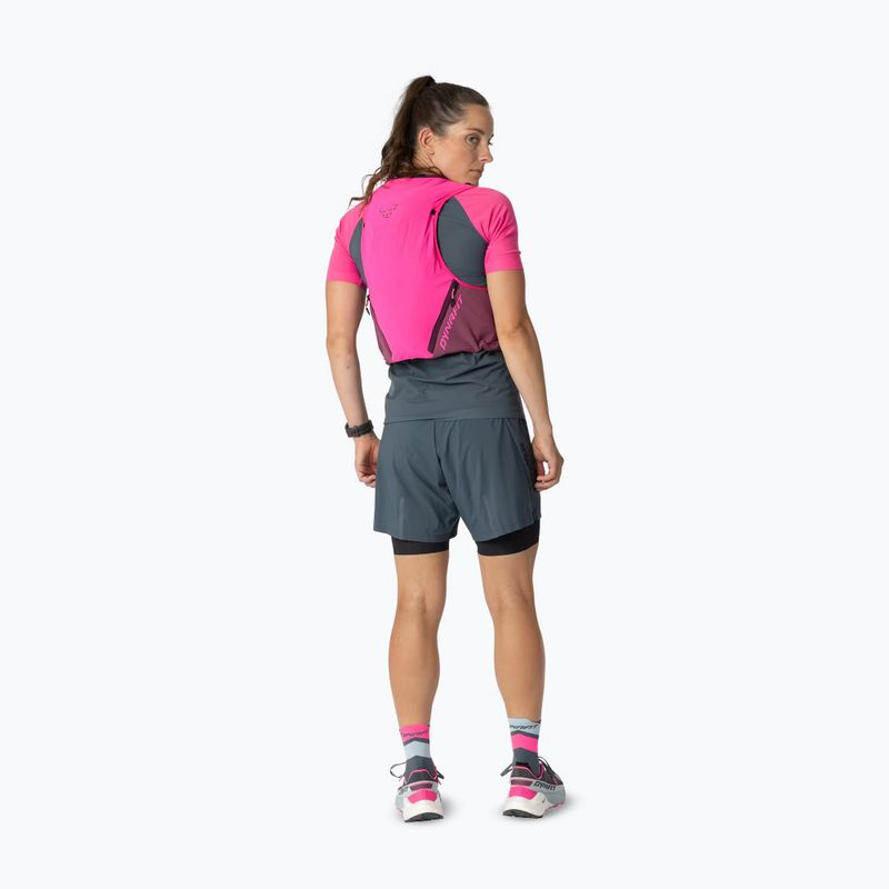 Bežecká vesta DYNAFIT Alpine 8 Vest pink glo/amaranth 3