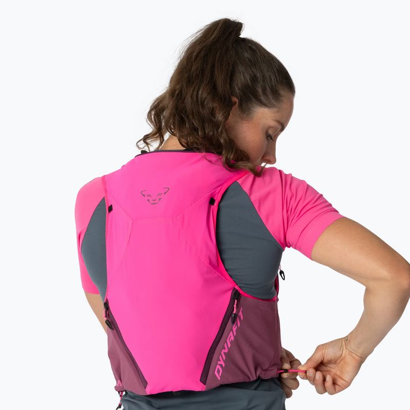 Bežecká vesta DYNAFIT Alpine 8 Vest pink glo/amaranth 4