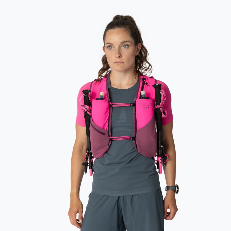 Bežecká vesta DYNAFIT Alpine 15 Vest pink glo/amaranth 2