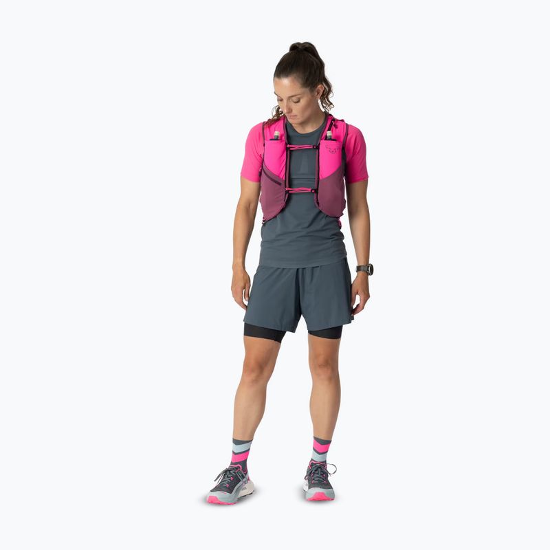 Bežecká vesta DYNAFIT Alpine 15 Vest pink glo/amaranth 3
