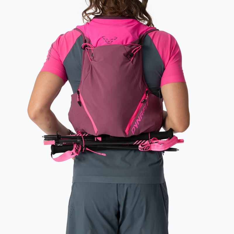 Bežecká vesta DYNAFIT Alpine 15 Vest pink glo/amaranth 6