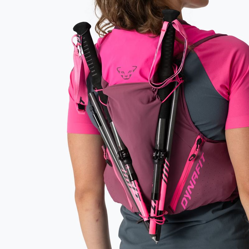 Bežecká vesta DYNAFIT Alpine 15 Vest pink glo/amaranth 7