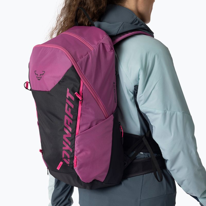 Dámsky turistický batoh DYNAFIT Transalper 22 l magenta/black out 3