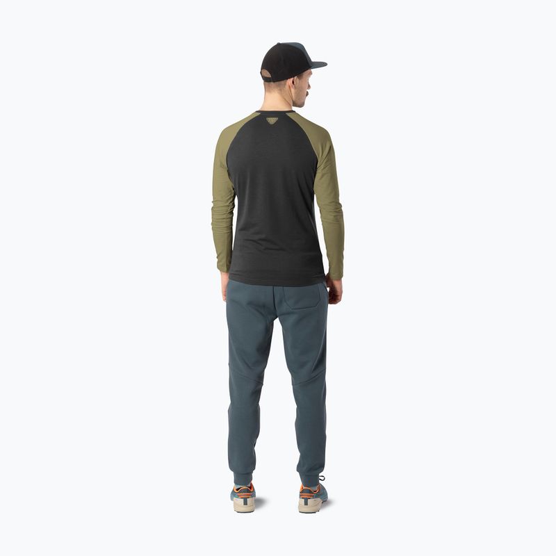 Pánske bežecké tričko longsleeve DYNAFIT 24/7 military green/0910 3