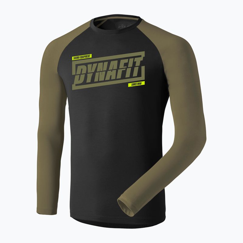 Pánske bežecké tričko longsleeve DYNAFIT 24/7 military green/0910 4