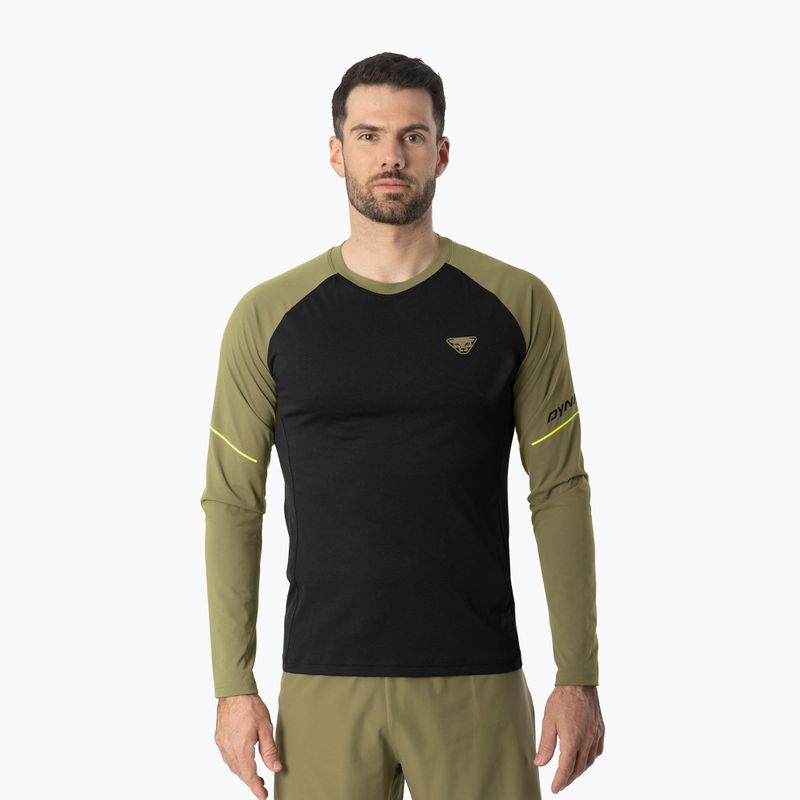 Pánske bežecké tričko longsleeve DYNAFIT Alpine Pro military green/0910
