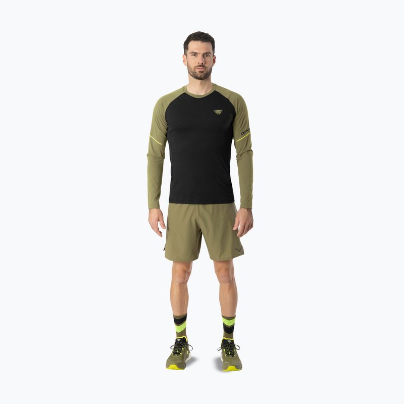 Pánske bežecké tričko longsleeve DYNAFIT Alpine Pro military green/0910 2
