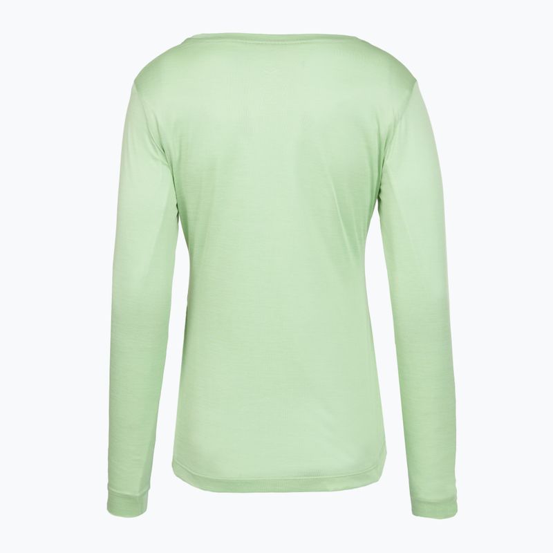 Dámske trekingové tričko longsleeve Salewa Puez Melange Dry pastel green melange 2