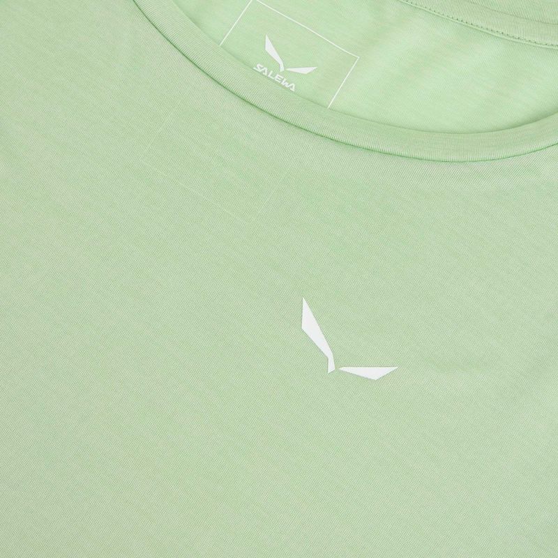 Dámske trekingové tričko longsleeve Salewa Puez Melange Dry pastel green melange 3