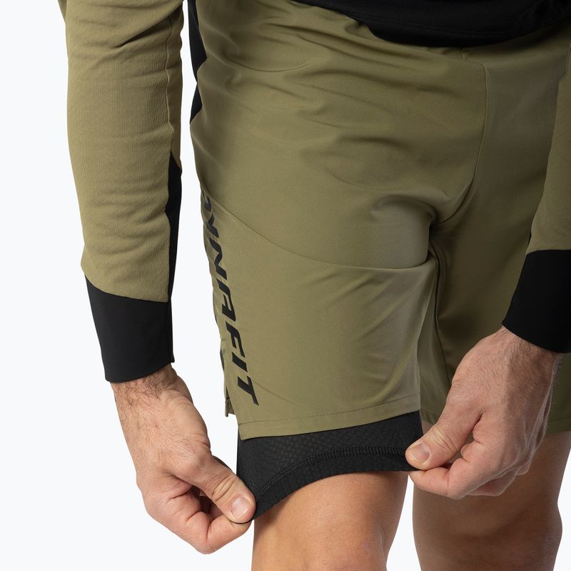 Pánske bežecké šortky DYNAFIT Alpine Pro 2IN1 military green 4