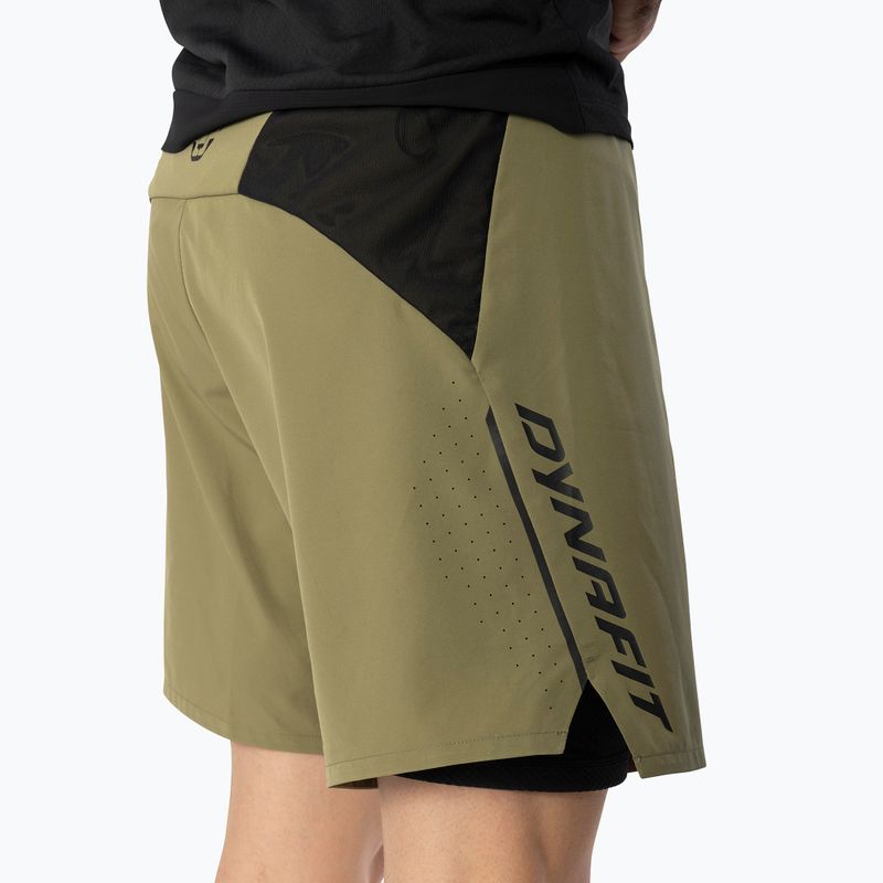 Pánske bežecké šortky DYNAFIT Alpine Pro 2IN1 military green 5