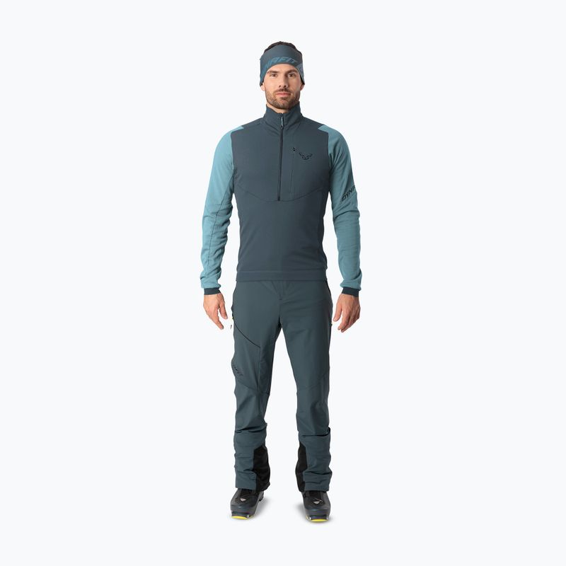 Pánska skialpová mikina DYNAFIT Blacklight Thermal 1/2 Zip smoke blue/0720 2
