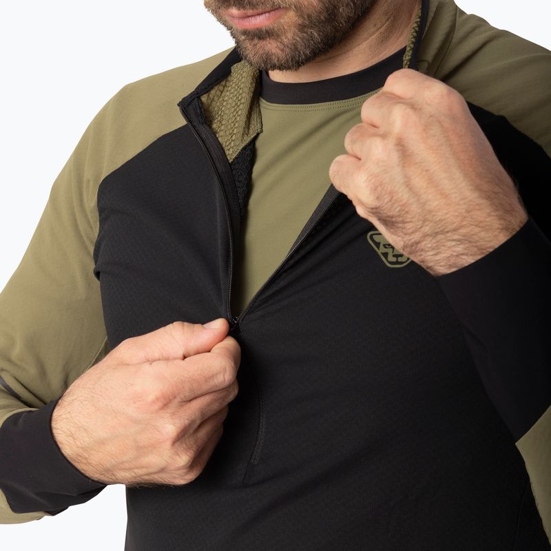 Pánska bežecká mikina Dynafit Alpine LS 1/2 Zip Tee military green/0910 4