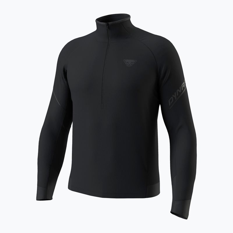Pánska bežecká mikina Dynafit Alpine LS 1/2 Zip Tee black out