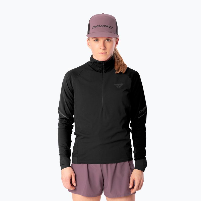 Dámska bežecká mikina Dynafit Alpine LS 1/2 Zip Tee black out