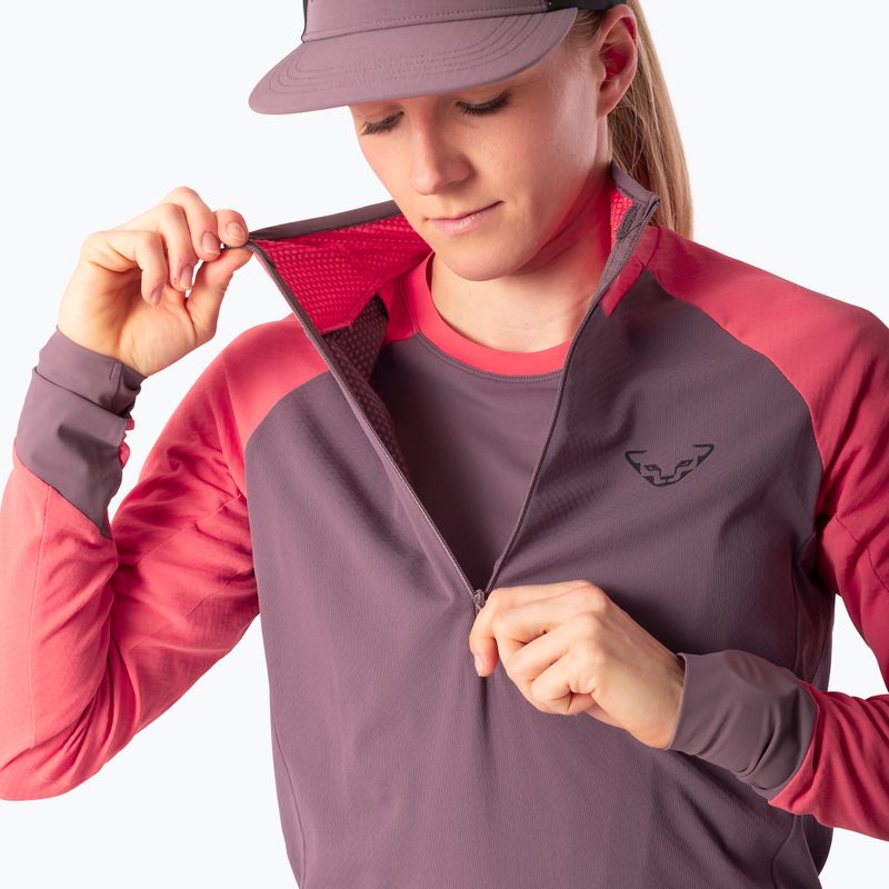 Dámska bežecká mikina Dynafit Alpine LS 1/2 Zip Tee cabana/6A90 4