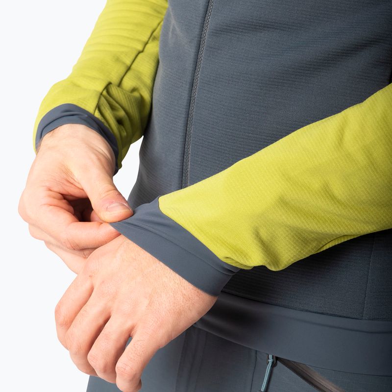 Pánska skitouringová mikina DYNAFIT Radical Polartec Hooded golden lime/0720 5