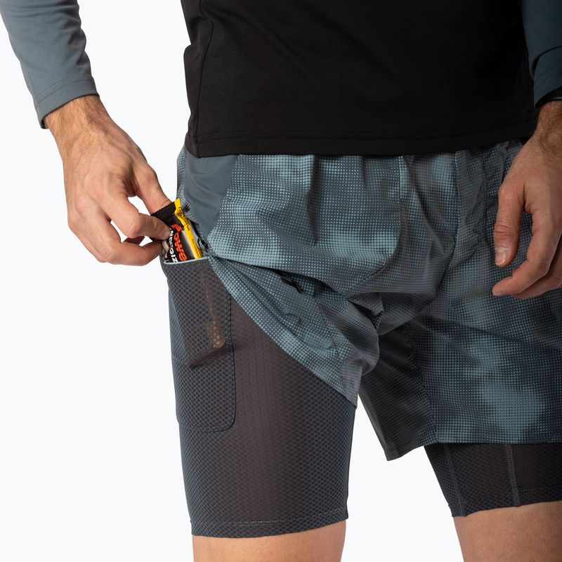 Pánske bežecké šortky DYNAFIT Trail Reflective 2in1 cinder 4