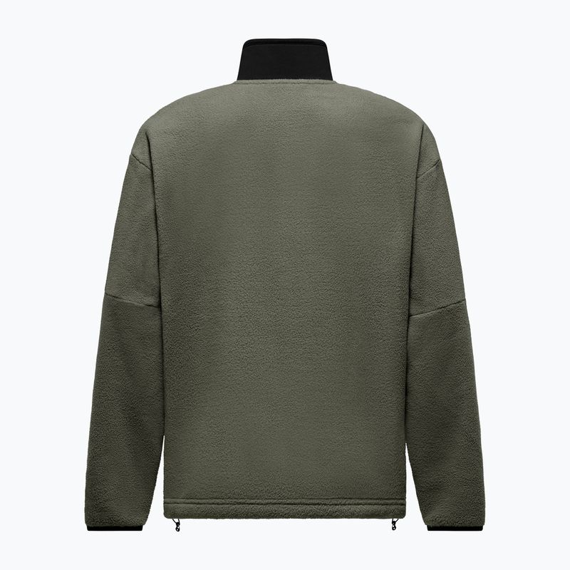 Pánska fleecová mikina Salewa Fanes Full Zip faded green 2