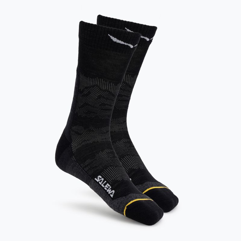 Pánske ponožky Salewa Ortles AM Crew black out