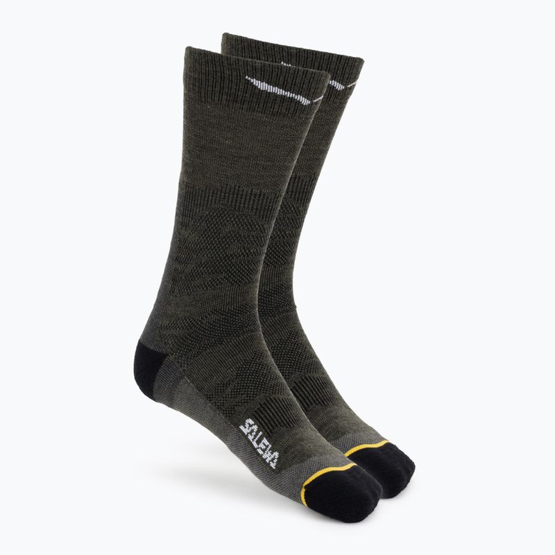 Pánske ponožky Salewa Ortles AM Crew dark olive