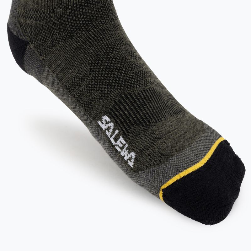 Pánske ponožky Salewa Ortles AM Crew dark olive 3