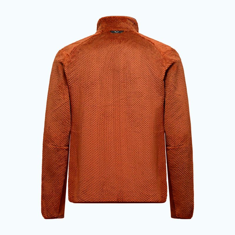Pánska trekingová mikina Salewa Puez Warm Full Zip bombay brown 2