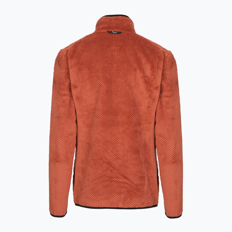 Dámska trekingová mikina Salewa Puez Warm Full Zip etruscan red 2