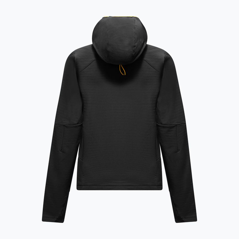 Dámska fleecová mikina Salewa Ortles Fleece Pro Hooded Black Out 2