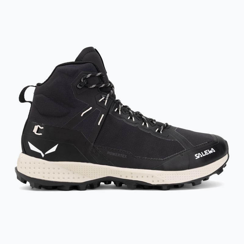 Pánske trekingové topánky Salewa Pedroc Light Mid PTX black/oatmeal 2