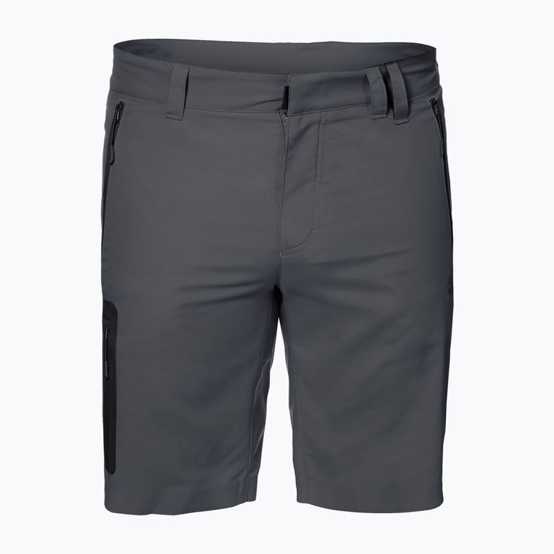Jack Wolfskin pánske trekingové šortky Active Track sivé 1503791_6116 5