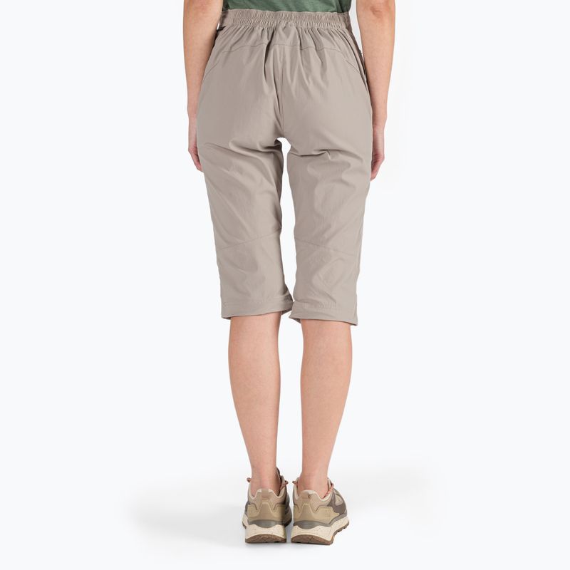 Jack Wolfskin dámske softshellové šortky Activate Light 3/4 beige 1503721_5041 3
