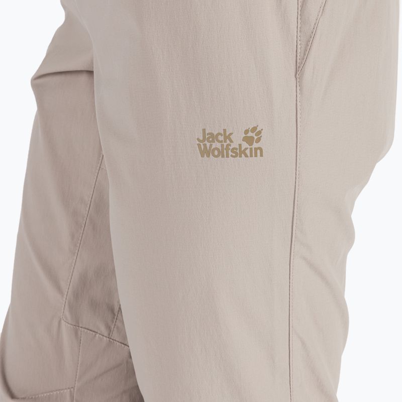 Jack Wolfskin dámske softshellové šortky Activate Light 3/4 beige 1503721_5041 5