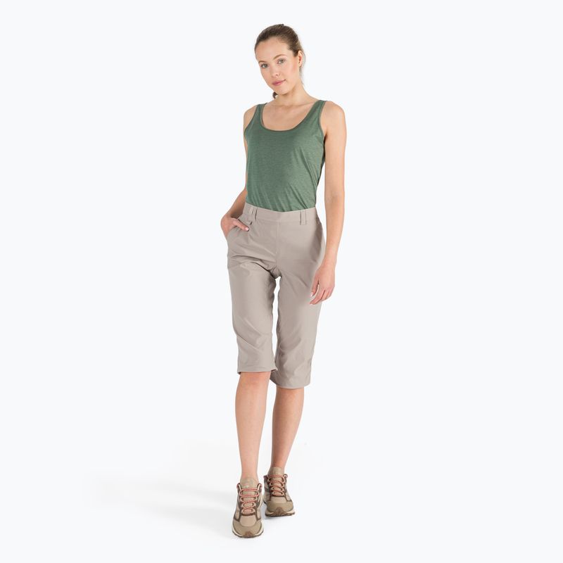 Jack Wolfskin dámske softshellové šortky Activate Light 3/4 beige 1503721_5041 7