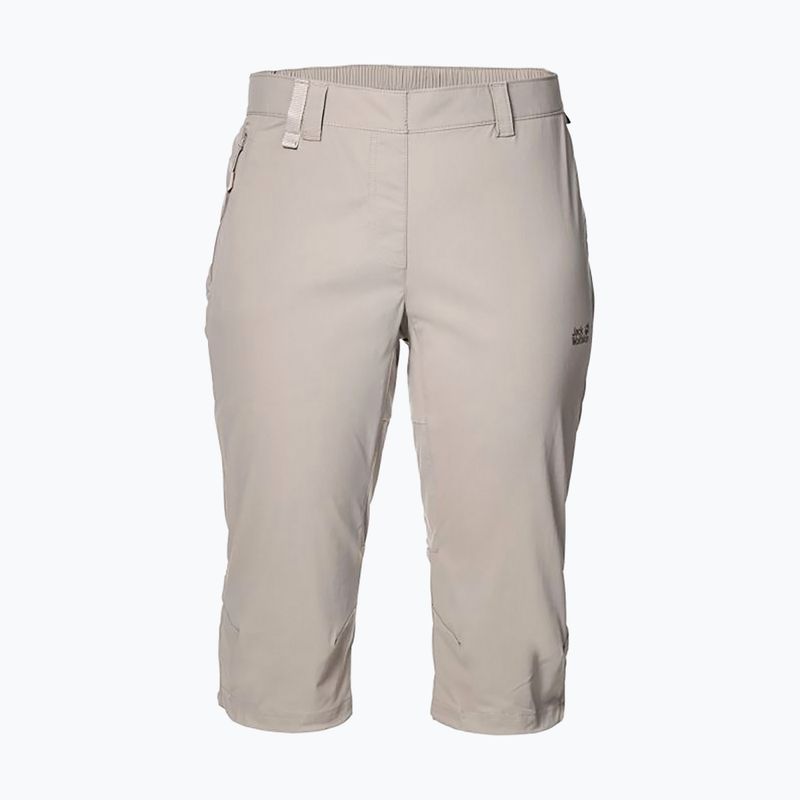 Jack Wolfskin dámske softshellové šortky Activate Light 3/4 beige 1503721_5041 9