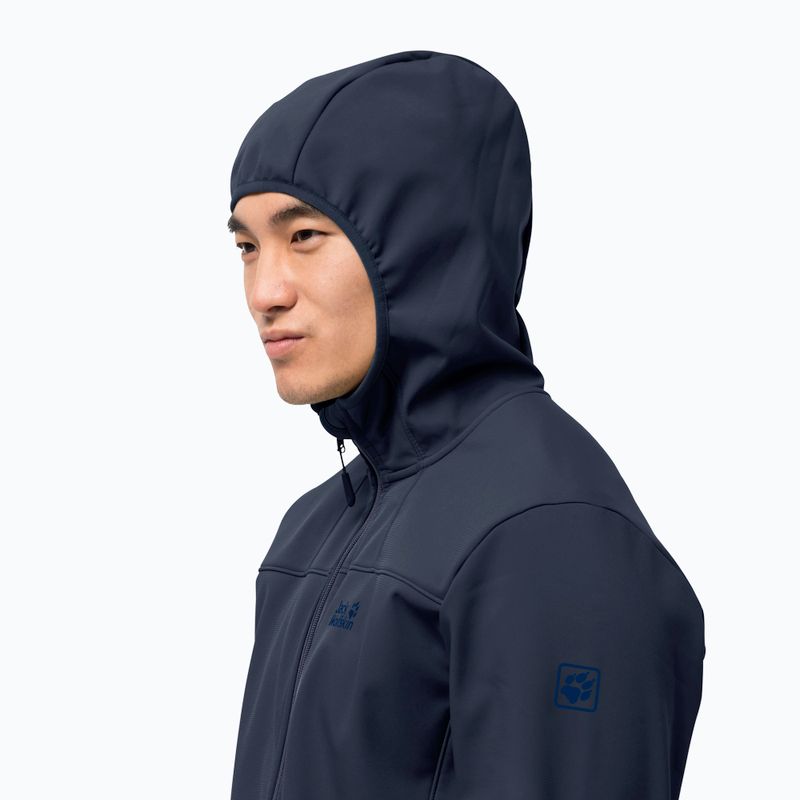 Jack Wolfskin pánska softshellová bunda Northern Point navy blue 1304001_1033 3