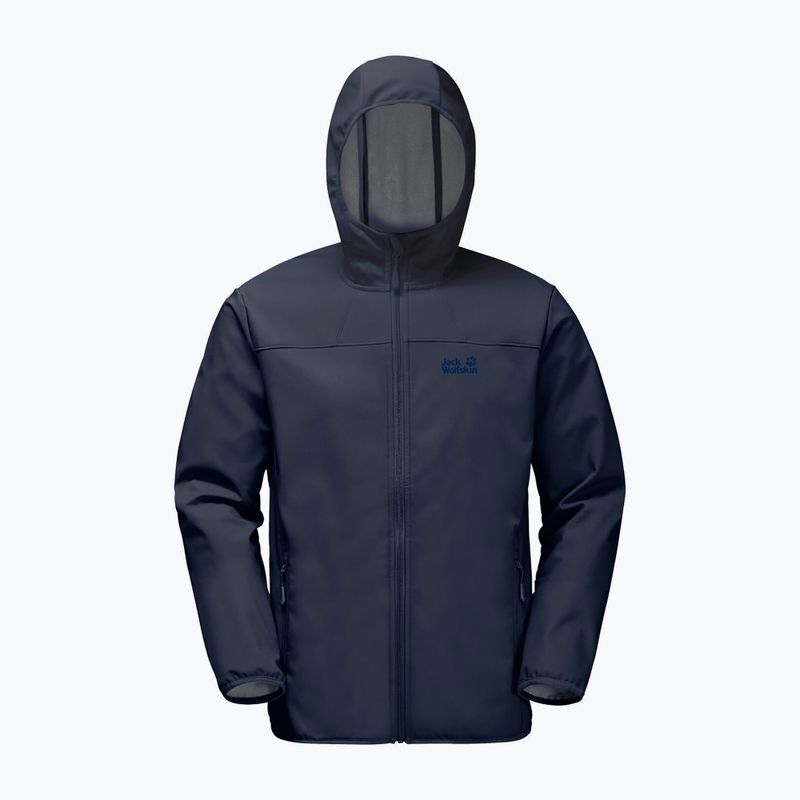 Jack Wolfskin pánska softshellová bunda Northern Point navy blue 1304001_1033 5