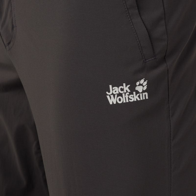 Jack Wolfskin pánske softshellové nohavice Activate Light tmavosivé 1503772_6350 6