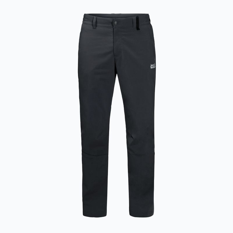 Jack Wolfskin pánske softshellové nohavice Activate Light tmavosivé 1503772_6350 8