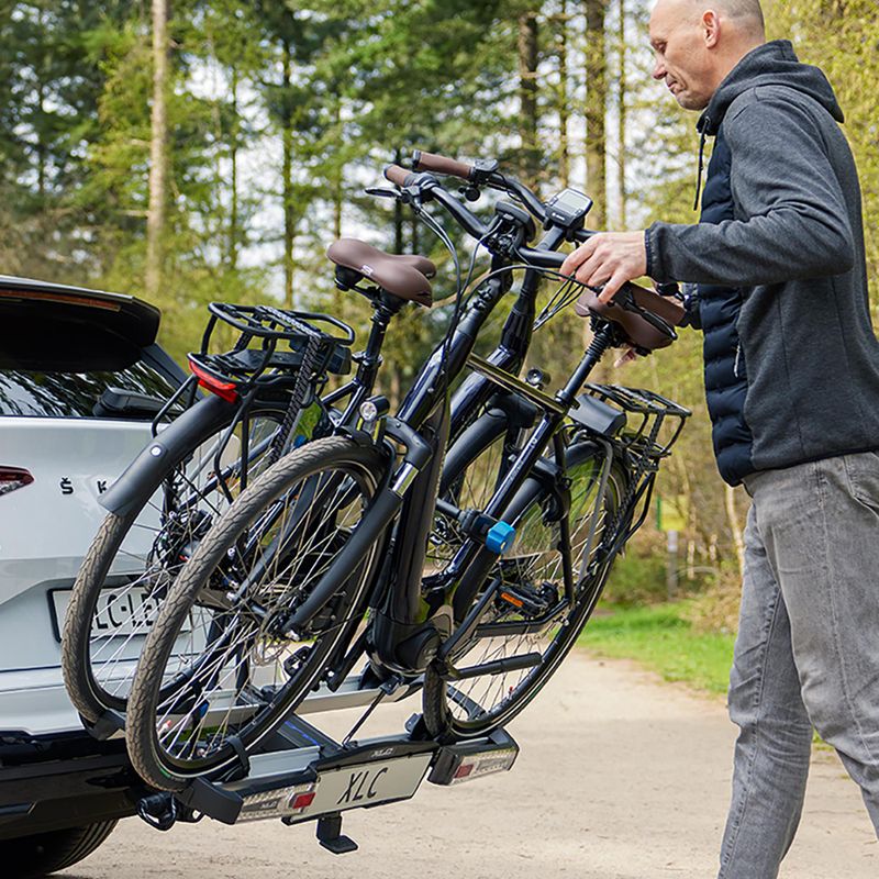 Nosič XLC Azura Xtra LED 2Bikes strieborný/čierny 17