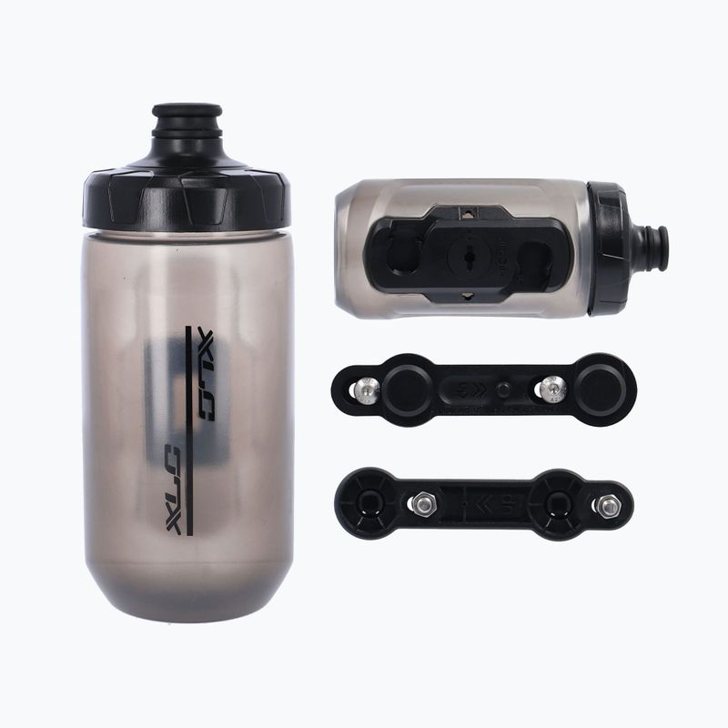 Fľaša na bicykel XLC WB-K06 Fidlock Bottle Bike Adapter 450 ml sivá 2503234001 6