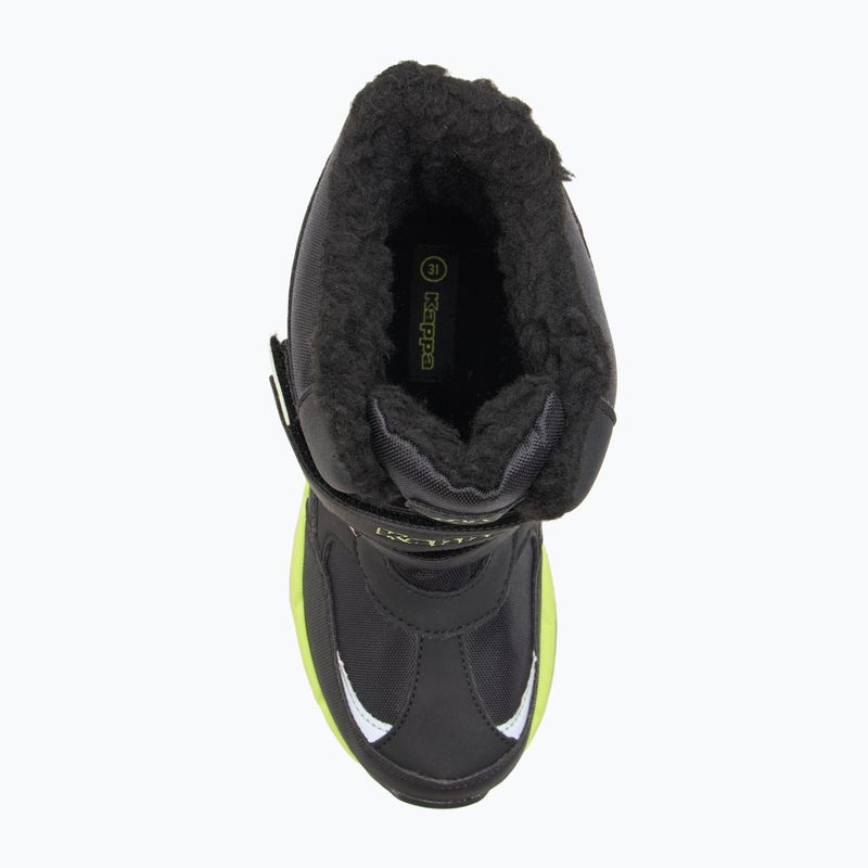 Detské snehule Kappa Cekis Tex black/lime 5